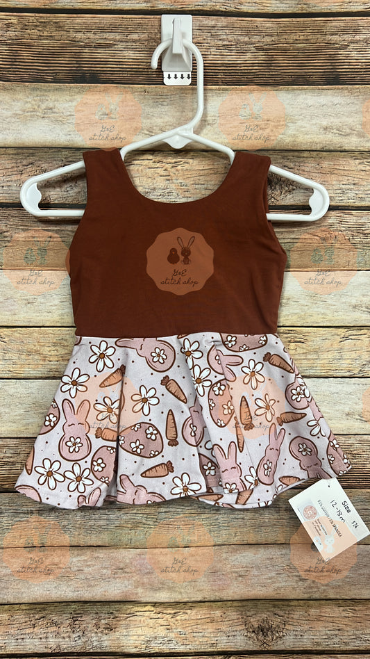 12-18m Bunny Tank Peplum