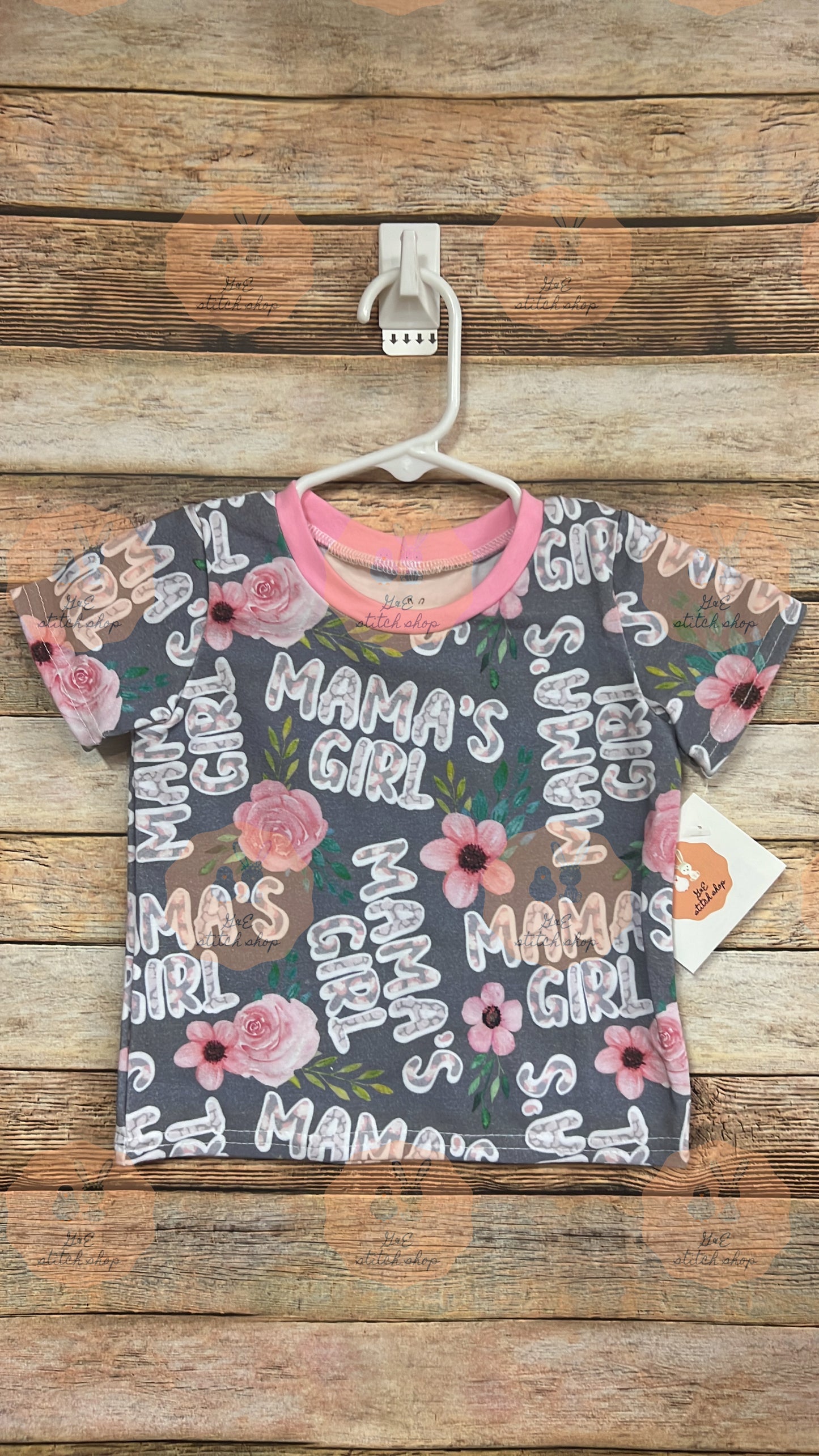 9-12m Mama's Girl T-shirt