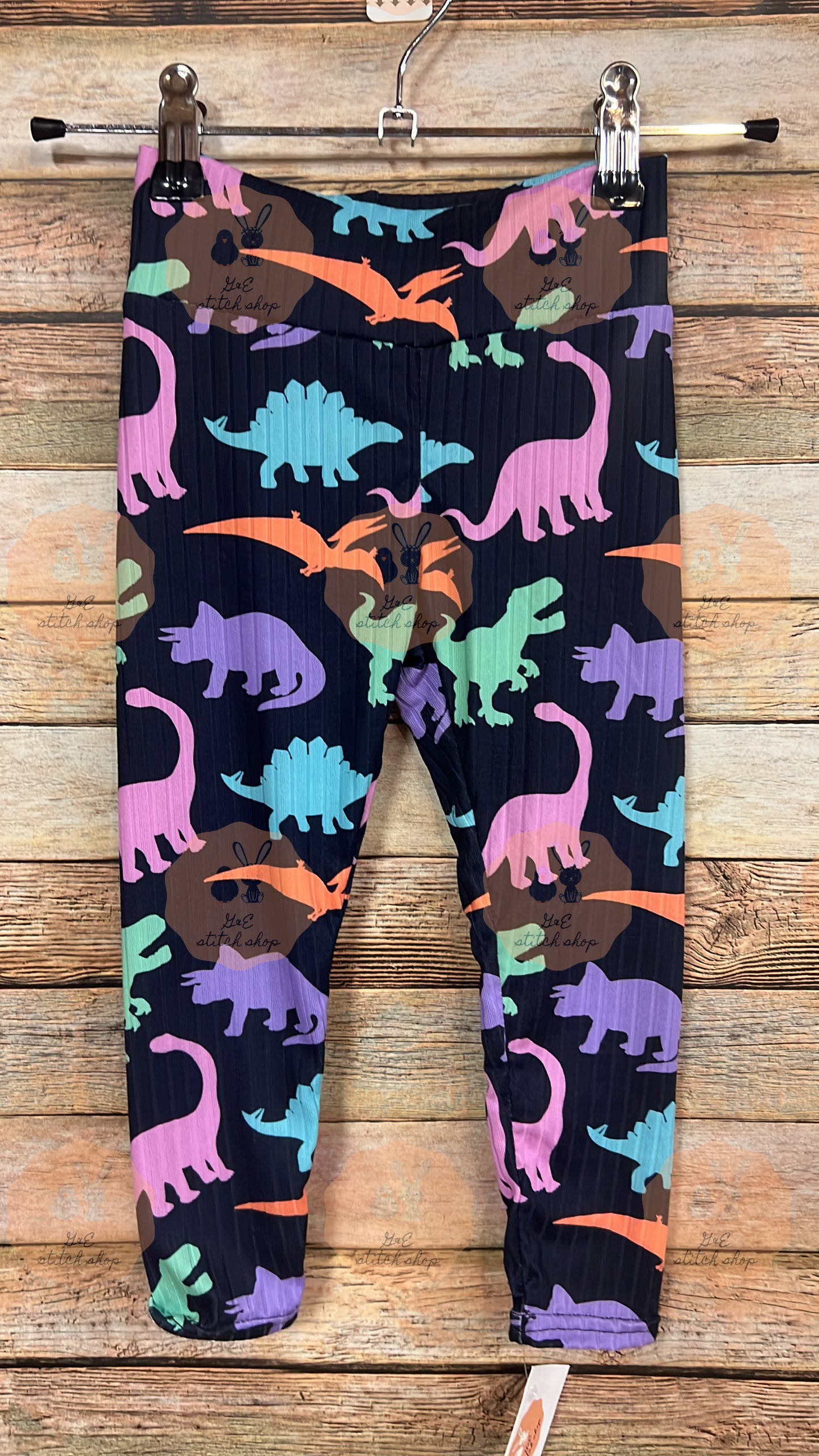 12-18m Rib Dino Leggings