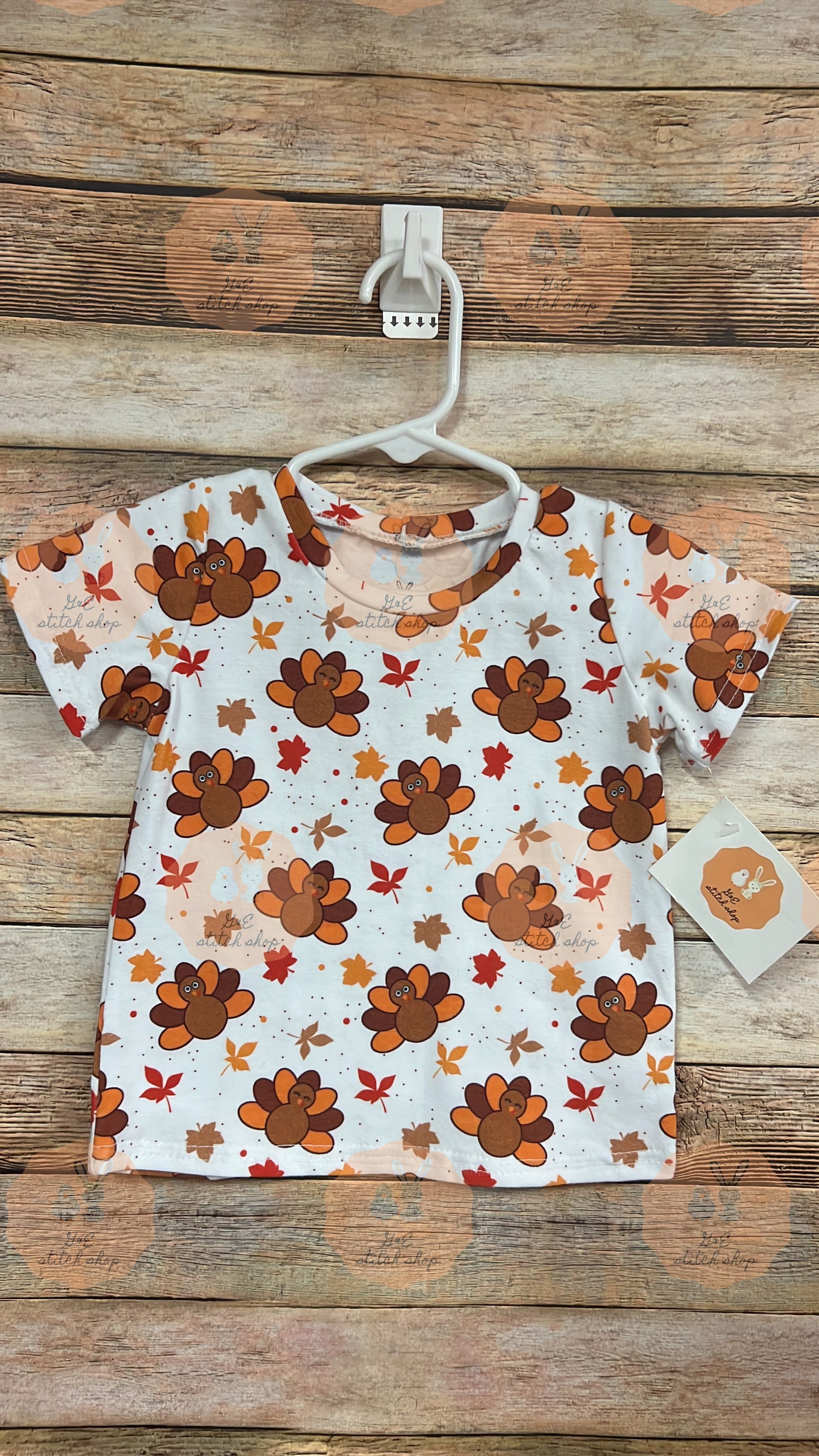 12-18m Turkey T-shirt