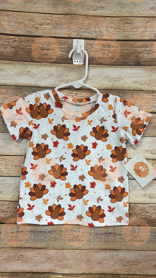 12-18m Turkey T-shirt