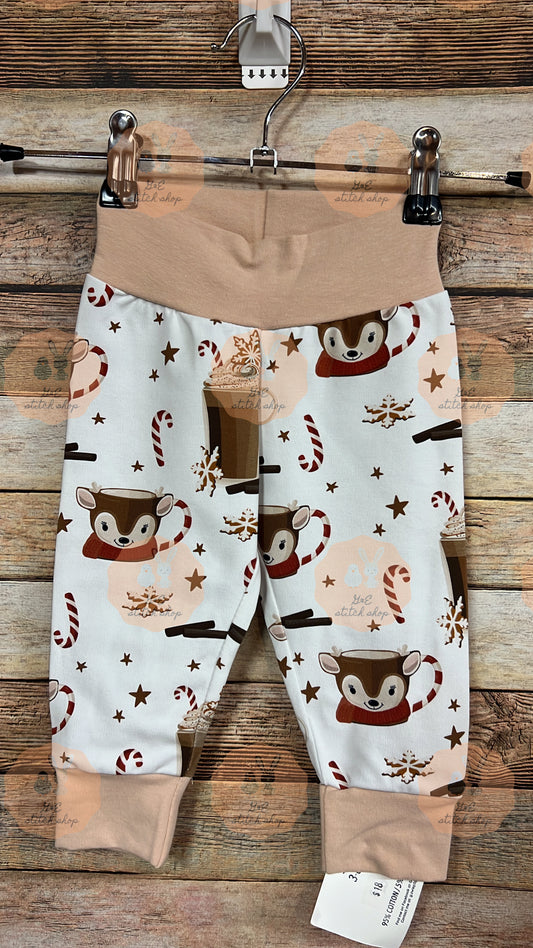 3-6m Reindeer Cup Lounge Pants