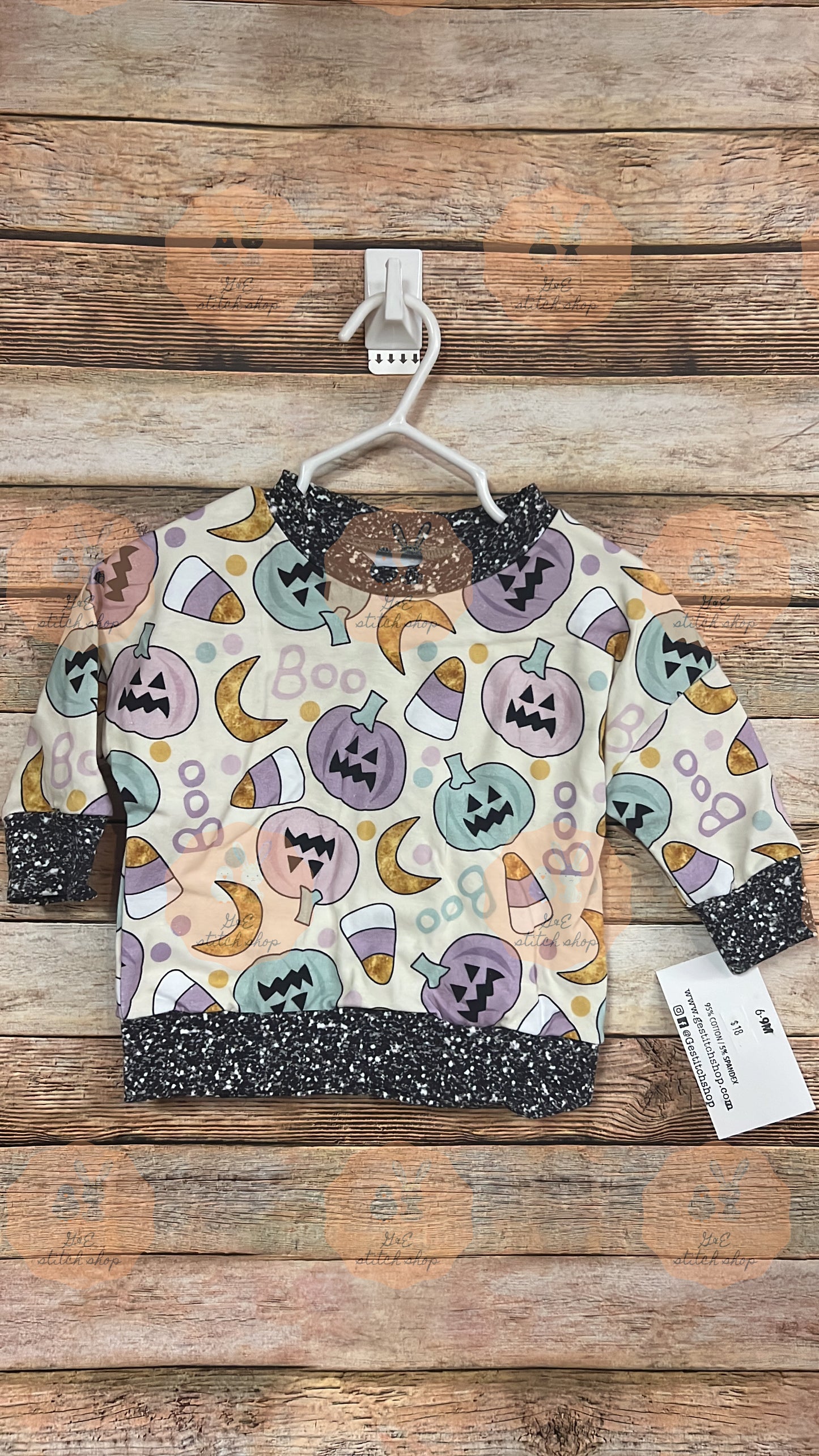 6-9m Pastel Pumpkin Lounge Top