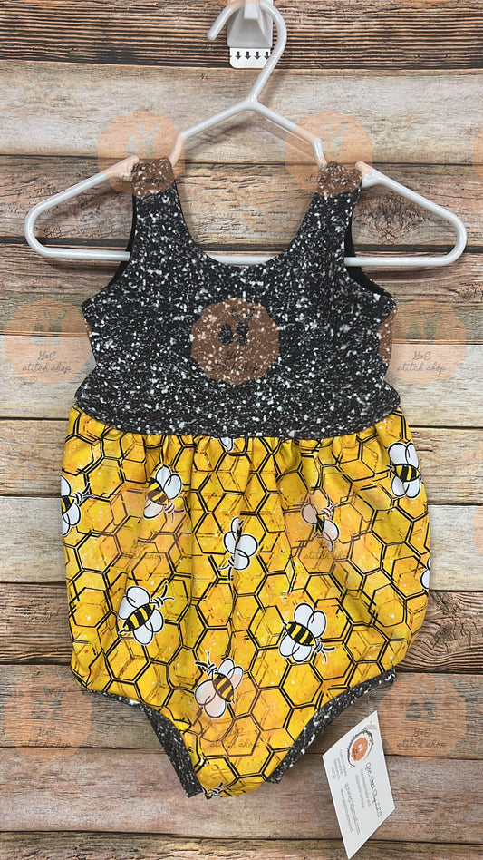 Bumble Bee Bubble Romper